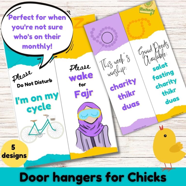 door hangers for chick cover